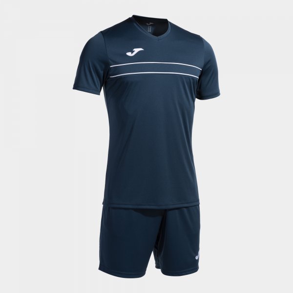Dres VICTORY SET modrá námornícka biela
