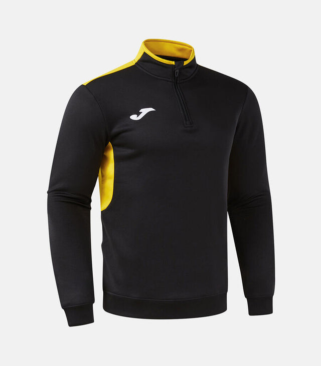 Mikina WINNER IV SWEATSHIRT tmavá námornícka modrá - čierna žltá