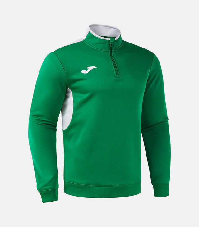 Mikina WINNER IV SWEATSHIRT tmavá námornícka modrá - zelená