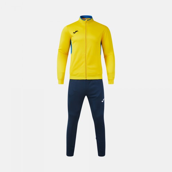 Súprava WINNER IV TRACKSUIT tmavá námornícka modrá - žltá azúrová