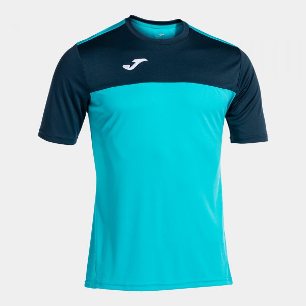 WINNER SHORT SLEEVE T-SHIRT FLUOR TURQUOISE-NAVY FLUOR TURQUOISE