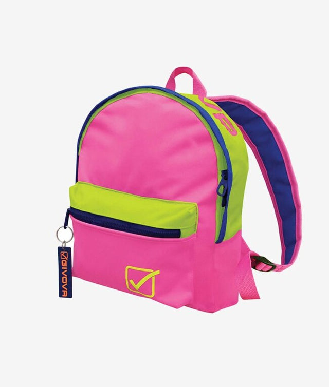 Batoh ZAINO UNIVERSITY fuchsiová-žltá fluo